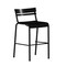 Flash Furniture Black All-Weather Steel Bar Stool XU-CH-10318-B-BK-GG - alternate 8